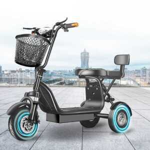 전기 세발 스쿠터 리튬 배터리 삼륜 2인용 자토바이