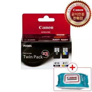 캐논 정품 잉크 PG-810+CL-811 TWIN 검정+컬러 세트 MP258 MP287