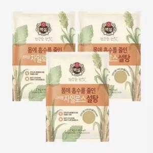 [엘루맘] 백설브라운 자일로스 설탕 2kg 3개