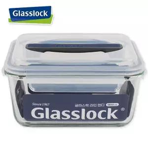 글라스락 핸디형 김치통-1800ml 밀폐용기 반찬통 쌀통 내열강화유리 다용도통 저장용기
