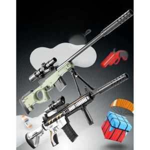 비비탄저격총 AWM M24 에땁 배그 스나이퍼 소프트탄 저격총 풀세트