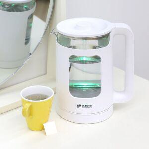 키친아트 유리 전기포트 1.5L 보온 티포트 온도설정 LED 유리포트 KK-1509