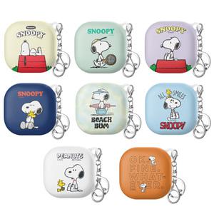 갤럭시버즈3 2 프로 라이브 이어폰 하드 케이스 키링 스누피 라이프 귀여운 캐릭터 감성 미니멀 심플