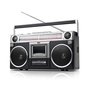 브리츠 BZ-BBX1 레트로 카세트플레이어 블루투스 카세트 테이프 AM FM라디오 USB 휴대용 카셋트 붐박스