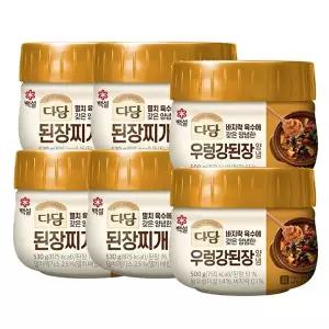 [CJ제일제당]백설 다담 된장찌개양념530g x4개+우렁강된장 500g x2개