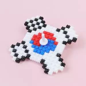 정인아트 디폼블럭(8mm) 팽이 태극기 1인 set