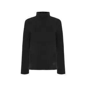 [20%쿠폰+카카오페이7%][올리비아하슬러] 로고자수 소프트 하이넥 티셔츠_OHDWTS109