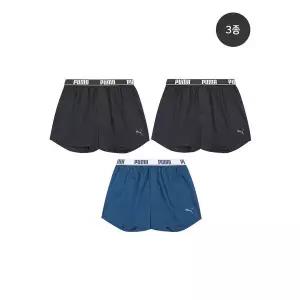 [하프클럽/푸마 언더웨어]남성 이지케어 퍼포먼스 면 트렁크 3종세트