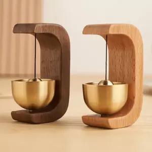 현관 호두나무 출입구 도어벨 원목 풍경 집들이선물 문종 미니 자석종 현관 종 풍경종 문종 벨 출입