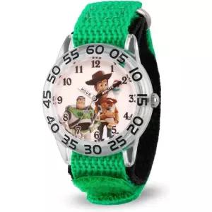 디즈니 토이스토리 타임티처 아날로그 쿼츠 나일론 스트랩 시계