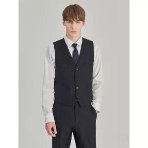 [로가디스][로가디스] [COUTURE] REDA 울 솔리드 레귤러 핏 수트 베스트 - 네이비 (RX5703RP1R)