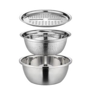 서진이내 슬라이서 세척바구니 믹싱볼 대야 스테인리스 채칼 만능 세트 당근