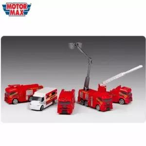 긴급구조차량5P세트 (약 76.2mm) 모형차 다이캐스트자