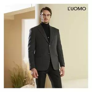 워모 남성 울 캐시미어 블렌딩 퀼팅 재킷 그레이1065804