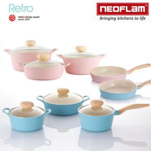 네오플램 레트로 통주물 냄비/프라이팬/전골/편수