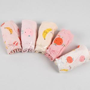 필굿 여아동 유아 주니어 순면 삼각팬티세트 새콤달콤 5매 아기 초딩 초등학생 중학생 청소년속옷