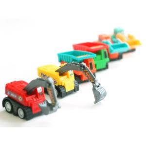 미니카 퍼레이드 6pcs 풀백 미니카 중장비 경찰차 소방차 군용차