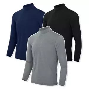 봄 여름 긴팔쿨티 골프 이너웨어 쿨링 작업복 상의 냉감 아이스 스판 기능성 쿨맥스 운동복 쿨 반목티 쿨론