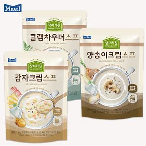 매일유업 상하키친 스프3종 택1/양송이/감자/클램차우더스프/골라담기