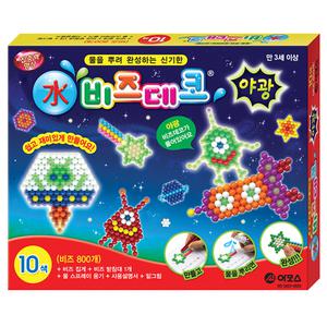 아모스 수 비즈데코 10색 야광 공예 만들기