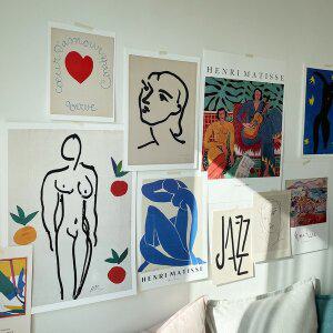 [갓샵]앙리마티스 인테리어 명화 포스터 A2 A3 A4 [마티스 그림 액자 아트 감성 포스터작품 드로잉 굿즈]