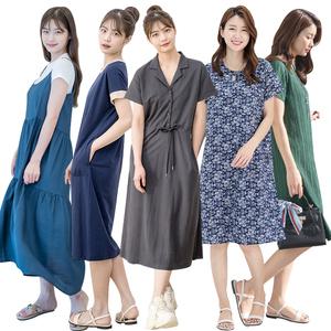 인견 여름원피스 여성 민소매 나시 원피스 반팔 뷔스티에 플리츠 데일리