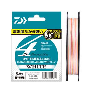 [09피싱]다이와 UVF 에메랄다스 듀라센서 화이트+SI2 4합사 낚시줄 에깅 라인