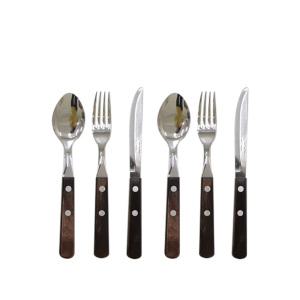 트라몬티나 커트러리 디저트 2인세트, 월넛, 1개