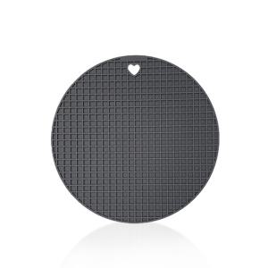 아이리벳 그레이 실리콘 냄비받침, 1개