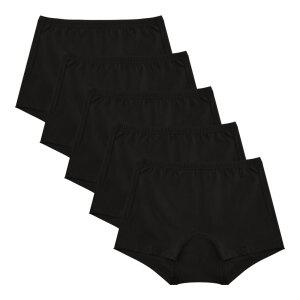 순면 드로즈 5매세트 여성 숏 사각 팬티