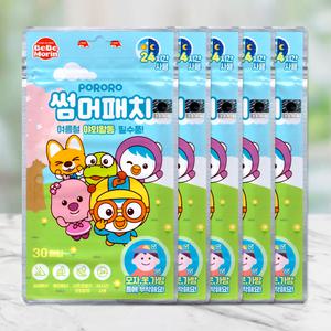 뽀로로 썸머패치 30매입x5개 캠핑 모기퇴치 스티커