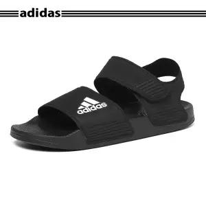 샌들 아딜렛 K 여름 벨크로 슈즈 블랙 GW0344