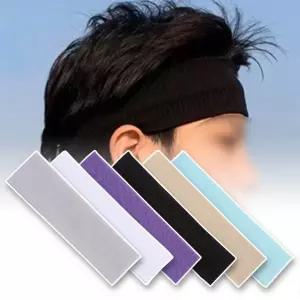 헤어밴드 귀 안아픈 얇은 니트 남자 단발 와이드 여름 넓은 머리띠 면 터번 반다나