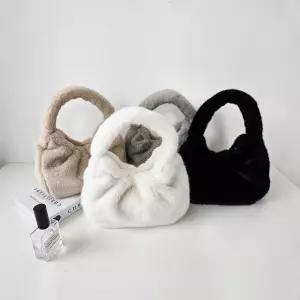 데일리 밍크 퍼 보들 만두백 토트백 토끼털 가방