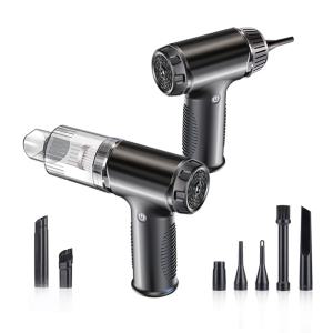 휴대용 무선 차량용 미니 에어건 소형 청소기 추천 / 충전식 핸디형 창틀 원룸 차량 실내세차 캠핑 청소기