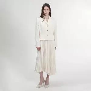 [XIX] 테일러드 투피스형 플리츠 원피스_X1F11WOP020