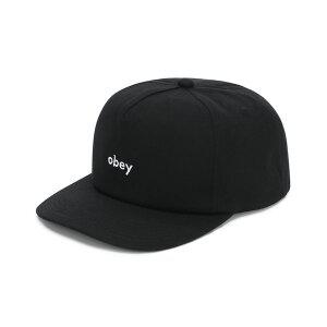 [오베이] lowercase 5 panel  스냅백 블랙 100490108
