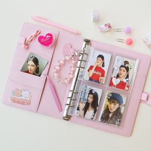 마카롱  6공 포카바인더 다이어리 A5 바인더  앨범 4포켓 포토카드 콜렉트북 콜북 