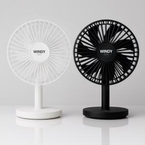 1+1 윈디제로 탁상용 선풍기 무소음 무선 미니 사무실 BLDC