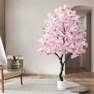 가짜 벚꽃 나무 실내 대형 인조 꽃 조화 장식 160cm