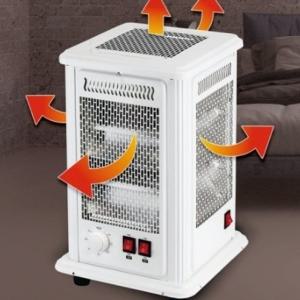 타이머 오방난로 대형 (세이프가드포함 ) ( 화이트)