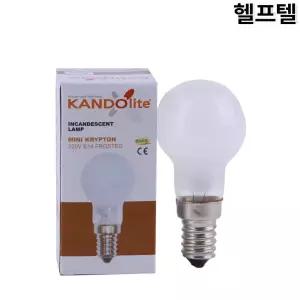 미니크립톤램프 KANDOLITE OAG95.21.05.2 E14 220V40W