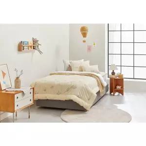 [알레르망베이비](김해점)파니 싱글 차렵이불세트(패드-슈퍼싱글,이불-싱글,베개커버-40x60)