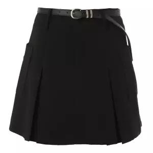 [롯데백화점]abfz 벨티드 포켓포인트주름겨울미니스커트 APY1QS32B