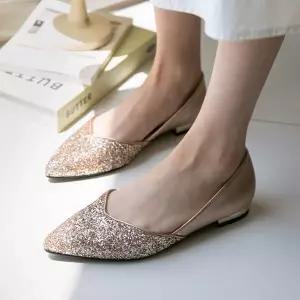 [분홍코끼리] 글로우 글리터 플랫(2cm)