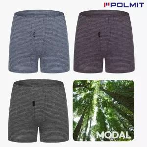 [하프클럽/폴밋]국산 트렁크팬티 남자모달팬티 소변구있는 사각 3종 세트