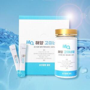 엠큐 해양 고미네랄 세트 (366g) 스틱 병 소금선물 꽃 눈 구운 천일염 미네랄 해양심층수 저나트륨 저염