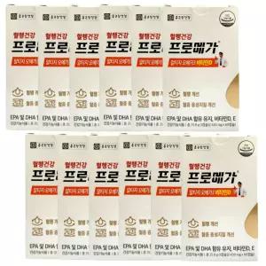 종근당건강 혈행건강 프로메가 알티지 오메가3 비타민D 430mg x 60캡슐 x 12박스