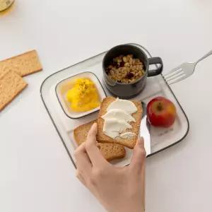 [쓰임]  런데이 브런치 다이어트 식판세트(3color)