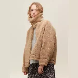 [Thursday Island] 양모 블랜딩 무스탕(T228MLT237W)